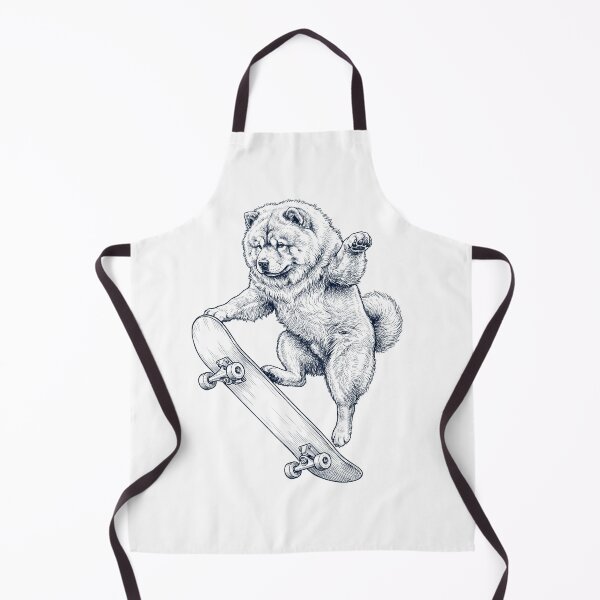 Item preview, Vintage Chow Chow Skateboarding Skate Dog Dad Lover designed and sold by DoodleTortle.