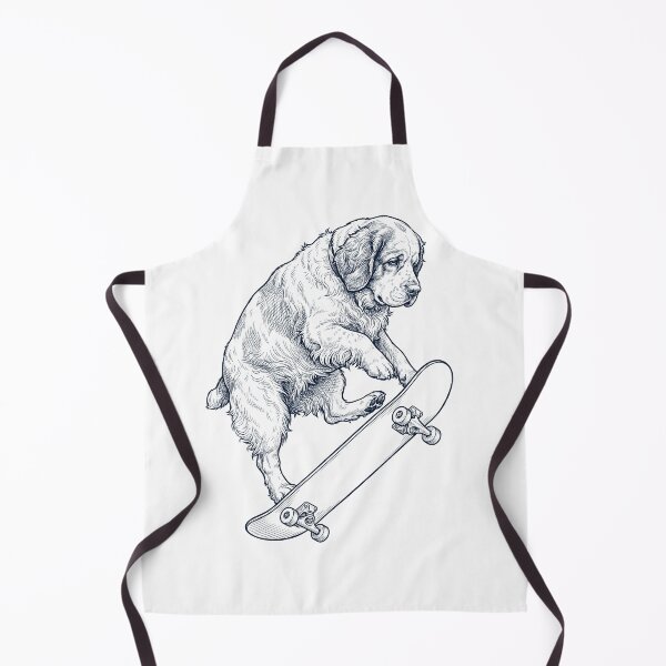 Item preview, Vintage Clumber Spaniel Skateboarding Skate Dog Dad Lover designed and sold by DoodleTortle.