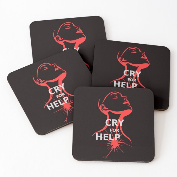 Item preview, Silent Pain: Cry for Help Minimalist Design designed and sold by Tadeusz1.