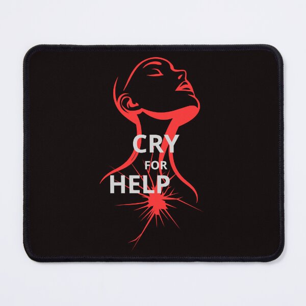 Item preview, Silent Pain: Cry for Help Minimalist Design designed and sold by Tadeusz1.