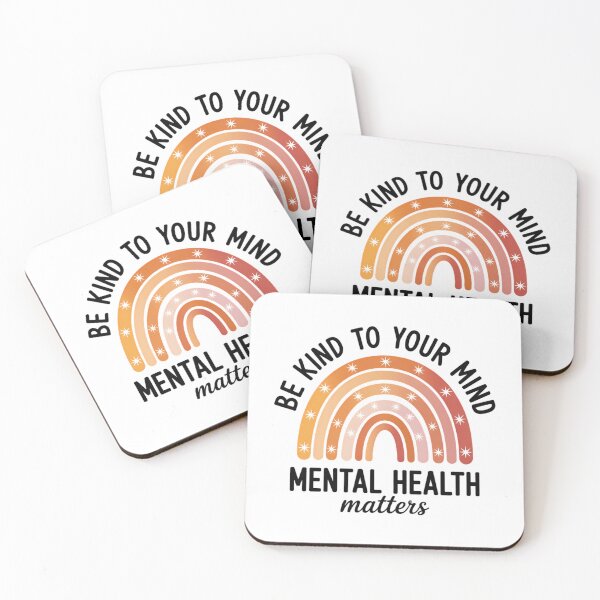 Item preview, Be Kind To Your Mind Mental Health Awareness Rainbow designed and sold by Moon-Ape.