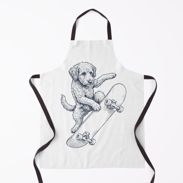 Item preview, Vintage Cockapoo Skateboarding Skate Dog Dad Lover designed and sold by DoodleTortle.