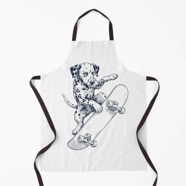 Item preview, Vintage Dalmatian Skateboarding Skate Dog Dad Lover designed and sold by DoodleTortle.