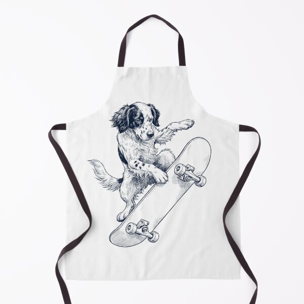 Artikelvorschau, Vintage English Setter Skateboarding Skate Dog Dad Lover entworfen und verkauft von DoodleTortle.