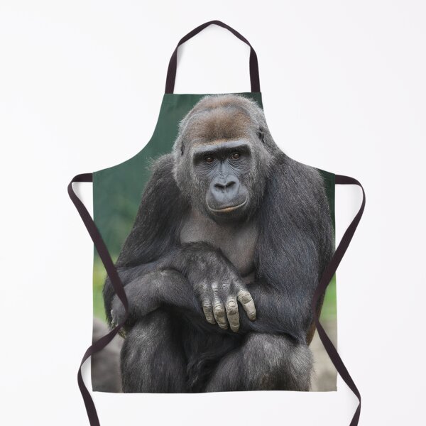 Item preview, Stillness and Strength Gorilla Youngster designed and sold by rawshutterbug.