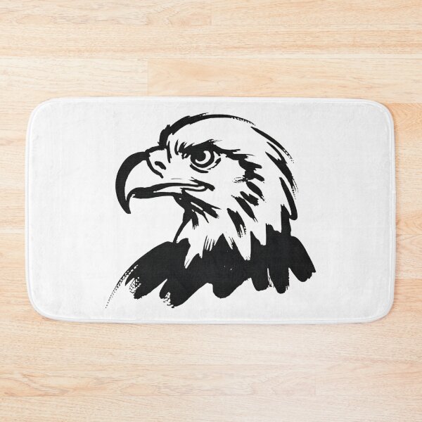 Item preview, Minimalist Bald Eagle Sketch Black Ink Wildlife Art Patriotic Bird Design designed and sold by ArcticFoxStudio.
