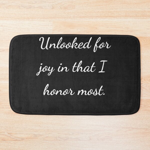 Item preview, "Unlooked for joy in that I honor most." - handwriting white designed and sold by ariksworld.