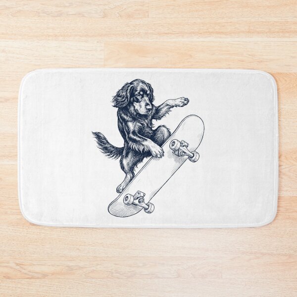 Item preview, Vintage Gordon Setter Skateboarding Skate Dog Dad Lover designed and sold by DoodleTortle.