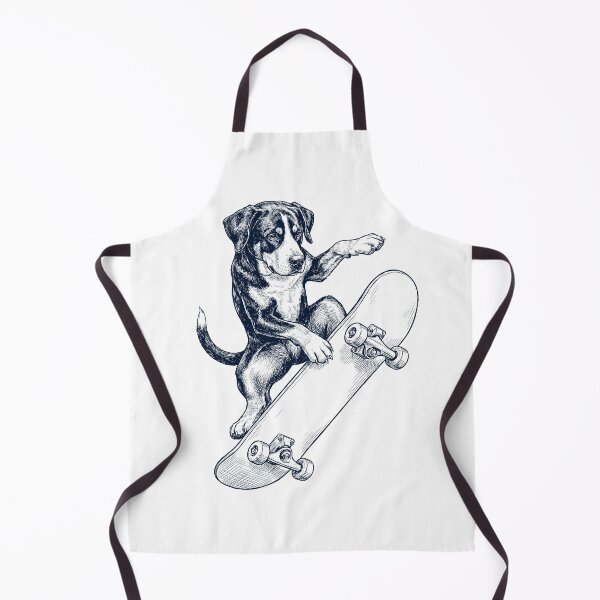 Item preview, Vintage Greater Swiss Mountain Dog Skateboarding Skate Dog Dad Lover designed and sold by DoodleTortle.