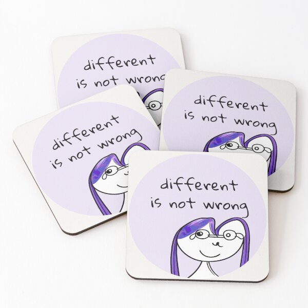 Item preview, Different Is Not Wrong Affirmation designed and sold by SoftBeing.