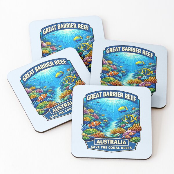 Item preview, Great Barrier Reef, Australia - Save the Coral Reefs designed and sold by Myra365Art.