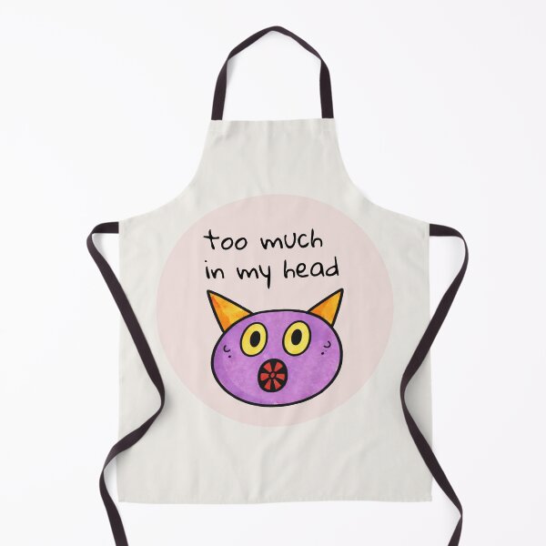 Item preview, Too Much In My Head Anxiety Quote designed and sold by SoftBeing.