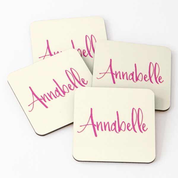 Item preview, ANNABELLE personalized type design designed and sold by CharlottePlaceArt.