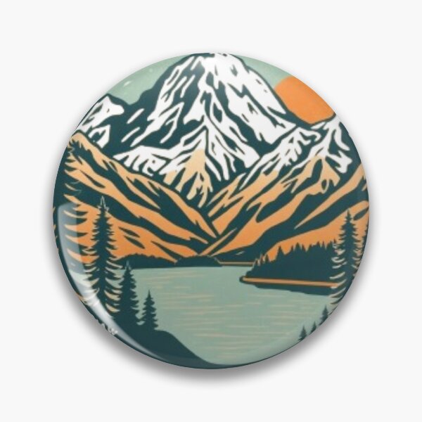 Item preview, Queenstown New Zealand Vintage Mountain Logo Travel Design designed and sold by MystiColo.