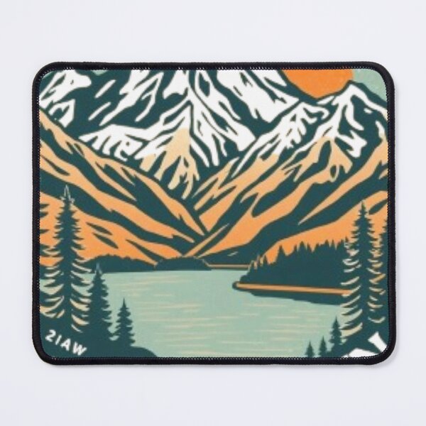 Item preview, Queenstown New Zealand Vintage Mountain Logo Travel Design designed and sold by MystiColo.