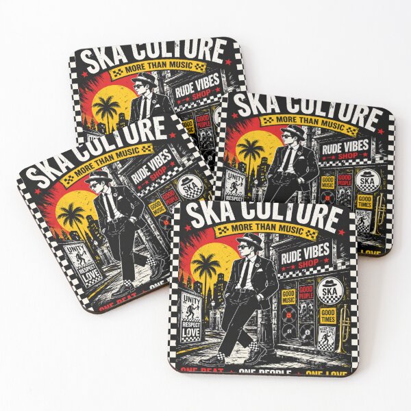 Item preview, Ska Culture Street Vibes – Rude Boy Retro Checkerboard Design designed and sold by rude vibes shop.