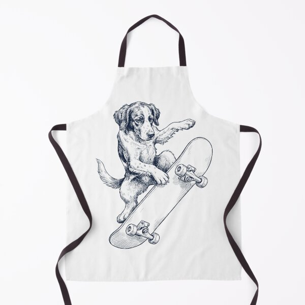 Item preview, Vintage Irish Red And White Setter Skateboarding Skate Dog Dad Lover designed and sold by DoodleTortle.