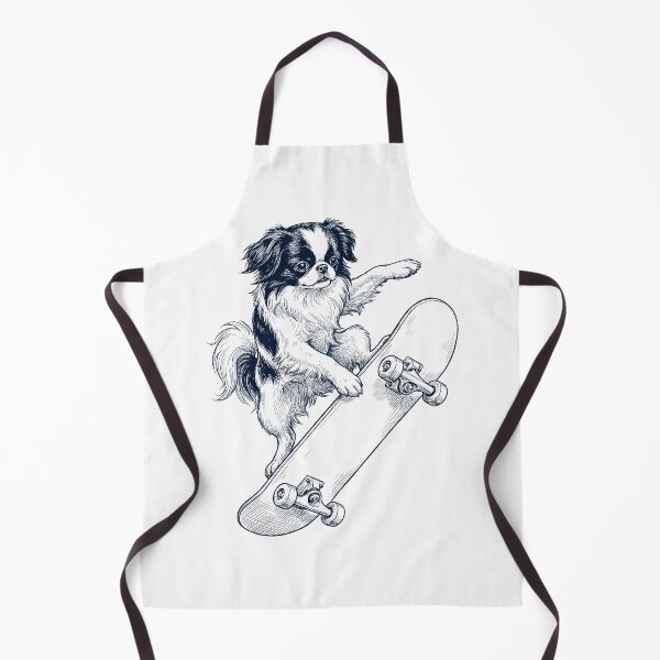 Item preview, Vintage Japanese Chin Skateboarding Skate Dog Dad Lover designed and sold by DoodleTortle.
