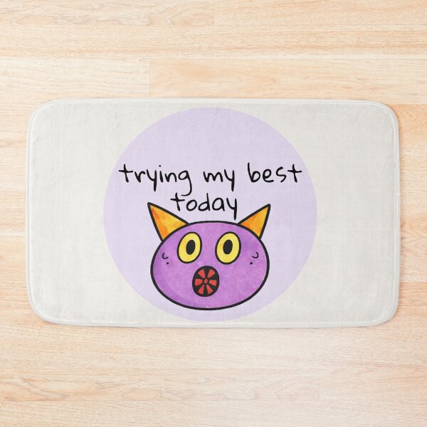 Item preview, Trying My Best Today Anxiety Quote designed and sold by SoftBeing.