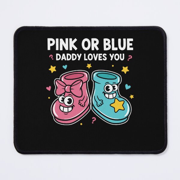 Item preview, Gender Reveal Pink Or Blue Daddy Loves You Baby designed and sold by LuminOrb.