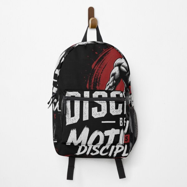 Item preview, Discipline Beats Motivation – Hardcore Gym Workout Fitness Design designed and sold by Sidz08.