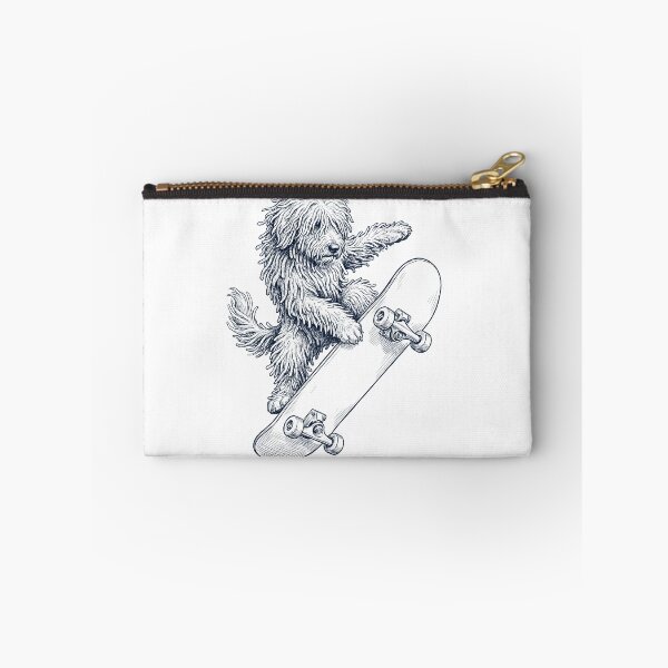Item preview, Vintage Komondor Skateboarding Skate Dog Dad Lover designed and sold by DoodleTortle.