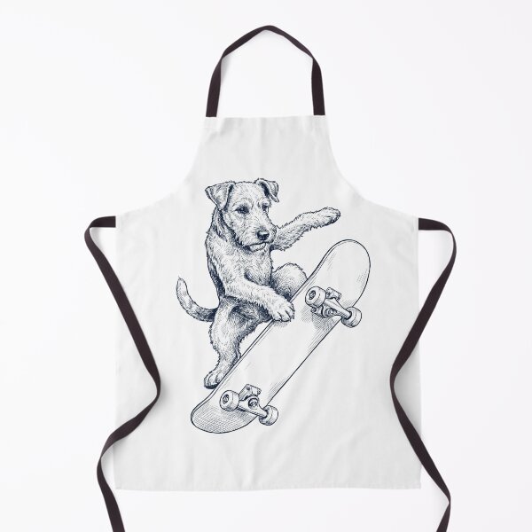 Item preview, Vintage Lakeland Terrier Skateboarding Skate Dog Dad Lover designed and sold by DoodleTortle.
