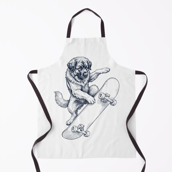 Item preview, Vintage Leonberger Skateboarding Skate Dog Dad Lover designed and sold by DoodleTortle.