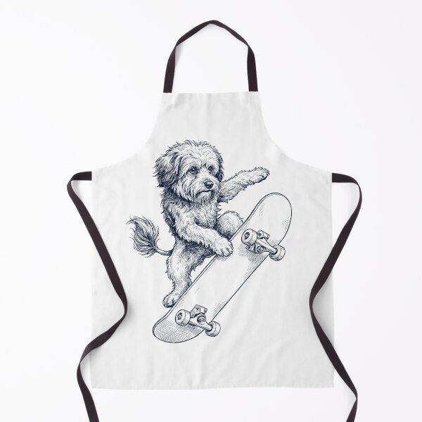 Item preview, Vintage Lowchen Skateboarding Skate Dog Dad Lover designed and sold by DoodleTortle.