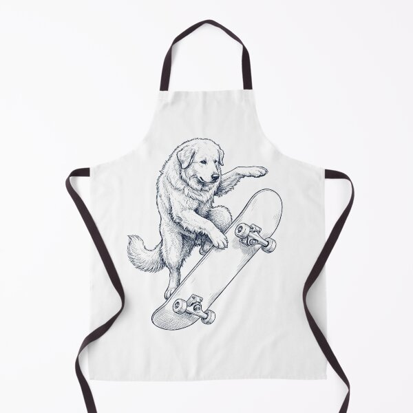 Item preview, Vintage Maremma Sheepdog Skateboarding Skate Dog Dad Lover designed and sold by DoodleTortle.