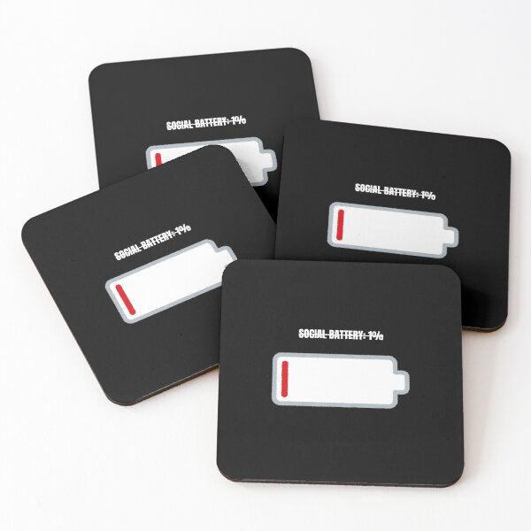 Item preview, Social battery 1% designed and sold by Evalook00.