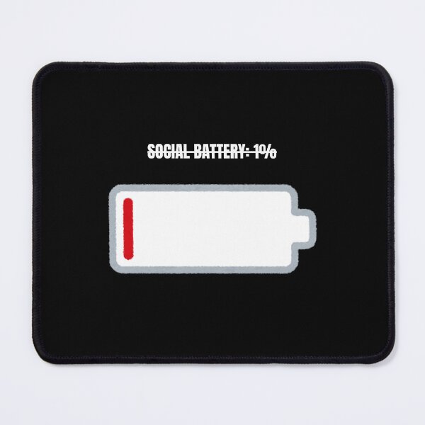 Item preview, Social battery 1% designed and sold by Evalook00.