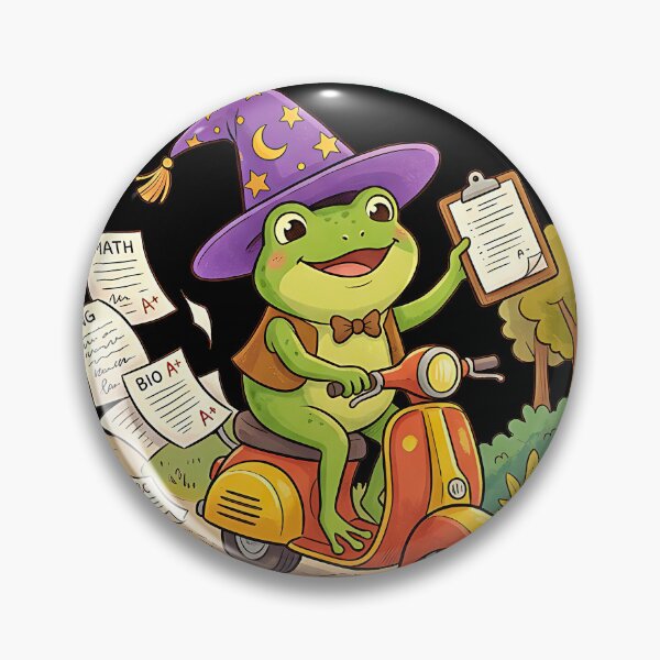Item preview, Off To Survive State Testing Funny Frog Wizard Student Teacher Test Day designed and sold by graphixpolash.