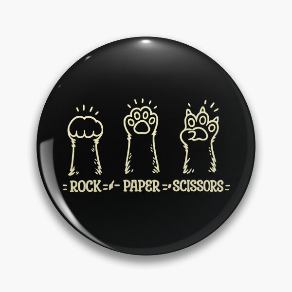 Item preview, Cat Paw Rock Paper Scissors Funny Pet Game designed and sold by Dmo3HarkoArt.