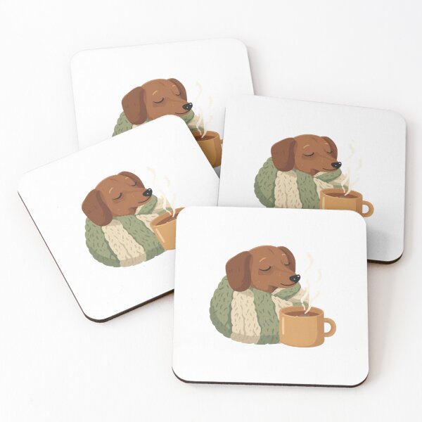 Item preview, Sleepy Dachshund Blanket Burrito Mug Cozy Wiener Dog Gift for Dachshund Lovers designed and sold by PawsAndWhimsy.
