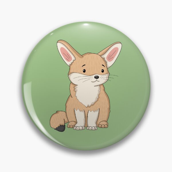 Item preview, Big Ears Desert Fox Illustration - Minimal Cute Animal designed and sold by OKartashova.