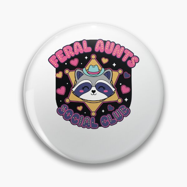Item preview, Gender Reveal Baby Shower Feral Aunts Social Club designed and sold by LuminOrb.