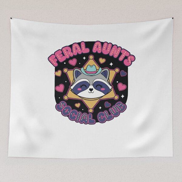 Item preview, Gender Reveal Baby Shower Feral Aunts Social Club designed and sold by LuminOrb.