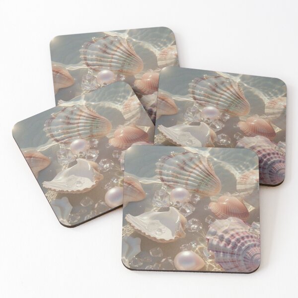 Item preview, Pearls and Scallops in Sun-Drenched Shallows designed and sold by sabafirdosh01.