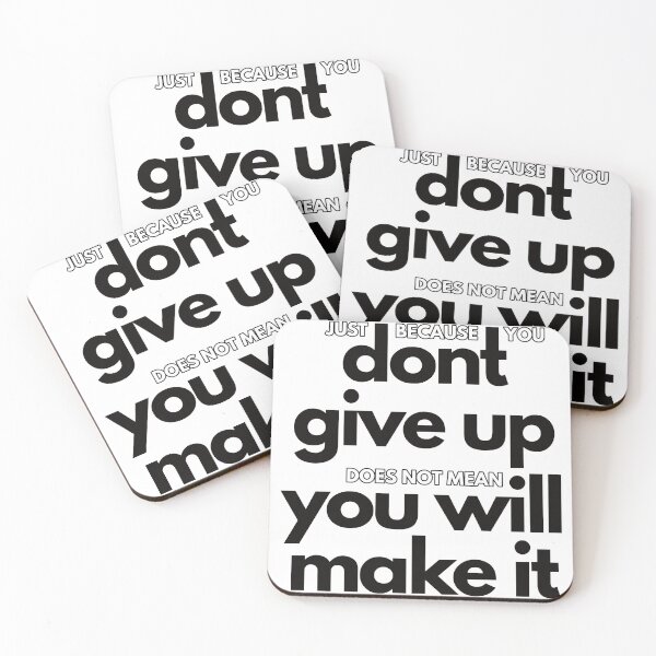 Item preview, Dont give up you will make it T-Shirt designed and sold by Keep It DRY Studio.
