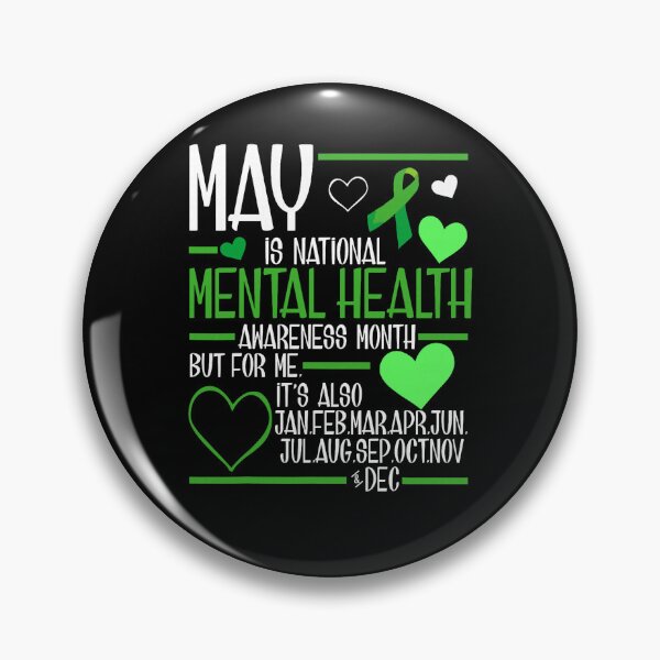 Item preview, in May We Wear Green Mental Health Awareness Month Ribbon designed and sold by dianerobertsss.
