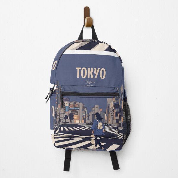 Item preview, Retro Tokyo Japan Cityscape Illustration Night View designed and sold by NeuralVibe.