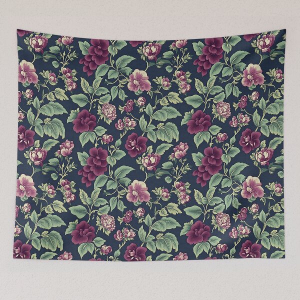 Item preview, Petaled Vintage Floral  - Birthday Flower Pattern   - Thank You Gifts designed and sold by RoyalStarsPatts.