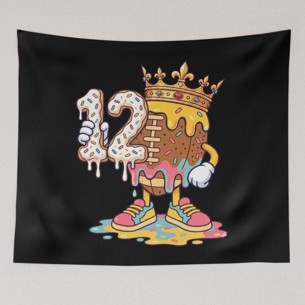 Item preview, Football 12th Birthday Ice Cream Drip Twelve Year Old designed and sold by KIROSALS.