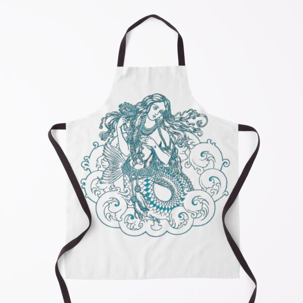 Item preview, Mermaid Line Art | Dark Ocean Aesthetic Design | Gift for Mermaid Lovers designed and sold by SOLIORA ATELIER.