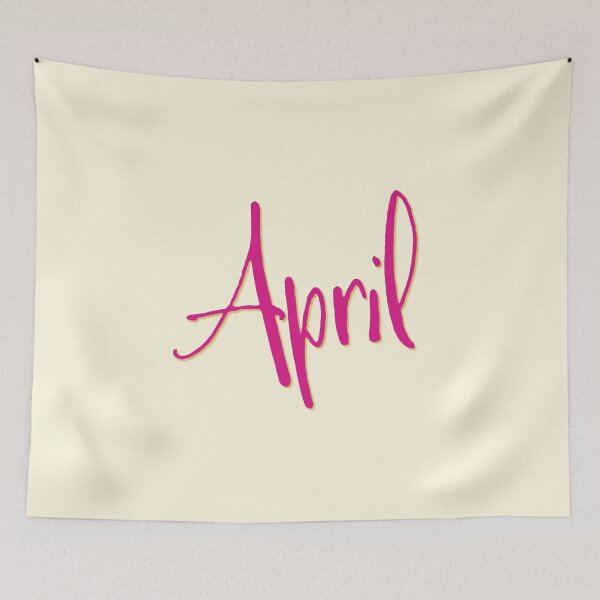 Item preview, APRIL personalized type design designed and sold by CharlottePlaceArt.