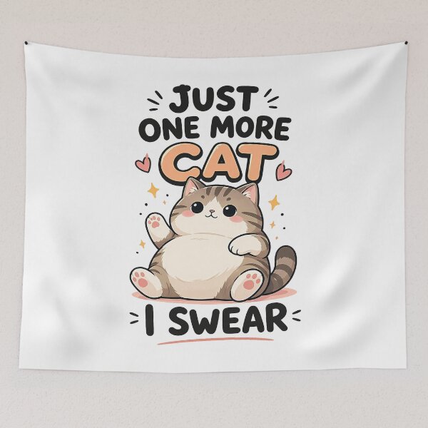 Item preview, just one more cat i swear 1 designed and sold by irenemahn.