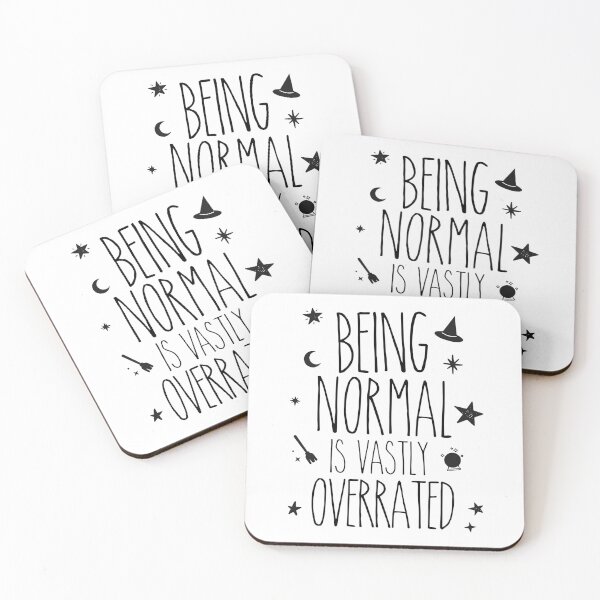 Item preview, Being normal is vastly overrated designed and sold by ParadoxoMario.