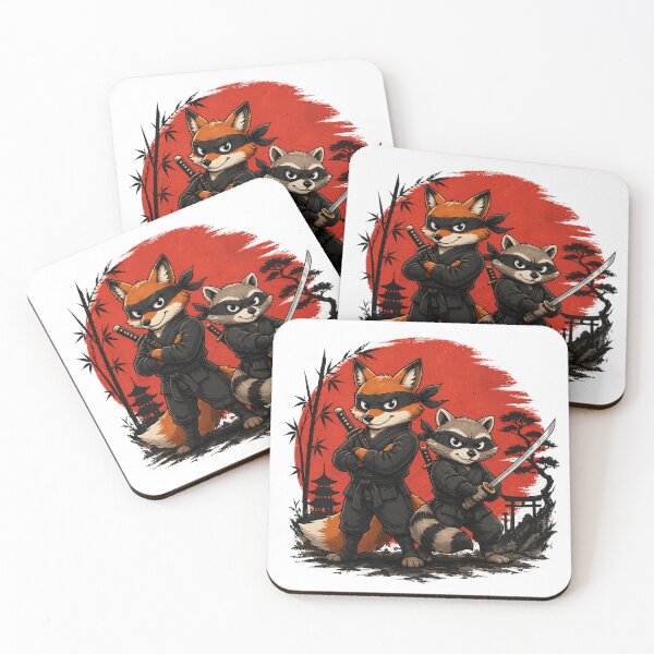 Item preview, Fox & Raccoon Ninja Elite designed and sold by the-dovlat.