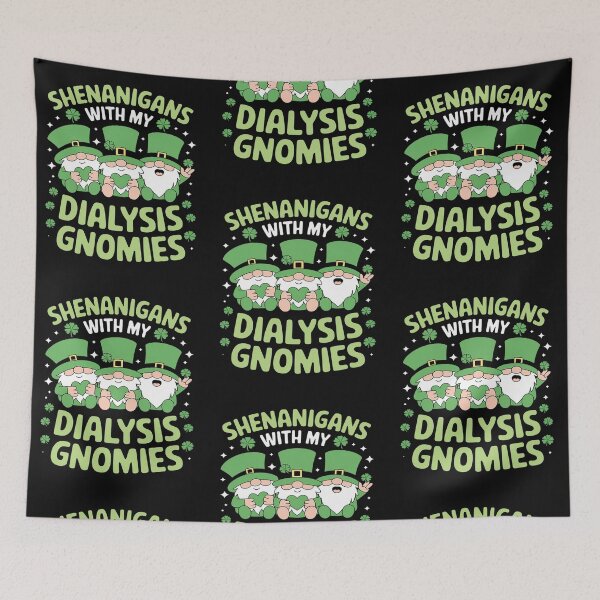 Item preview, Shenanigans With My Dialysis Gnomies St. Patrick's Day designed and sold by Soleaani.